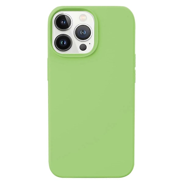 KALEBOL KLB-YTGJ001 iPhone 16 Pro -kuori, Kiinteä Väri, Nestemäinen Silikonikuori + PC-Puhelin Kotelo - Multicolor Green