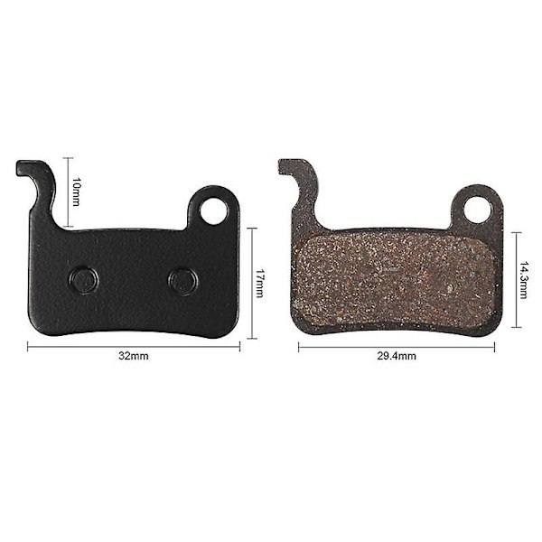 4 paria MTB-pyörän hartsi levyjarrupalat Shimano Deore M596 M595 M535 SLX M665 XT M775/776/765 XT/R M975 M966 M965