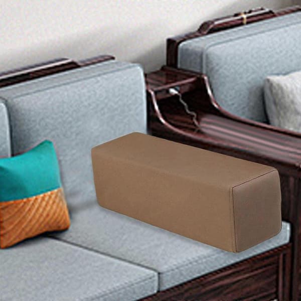 Soffa Armstöd Kudde Soffa Armstöd med Avtagbart Tvättbart Kuddfodral Ländrygg Coffee