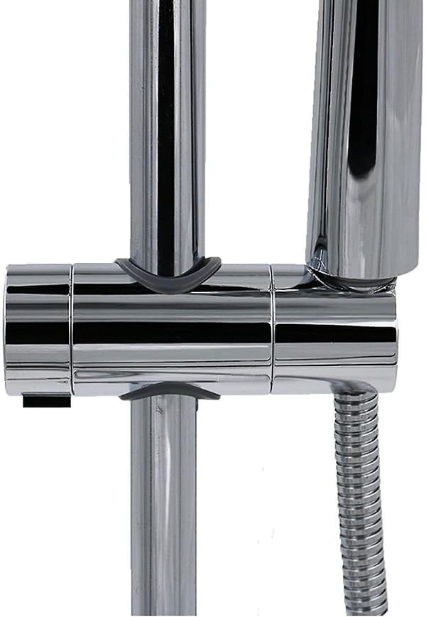 Dusjhodebrakett 360 Justerbar Dusjhodeholder For Diameter 28mm Abs Skinnehode Glide Bar