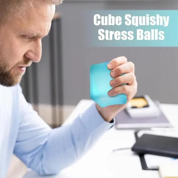 3 kpl Nee Doh Cube, Stressipallo Nee Doh Nice Cube