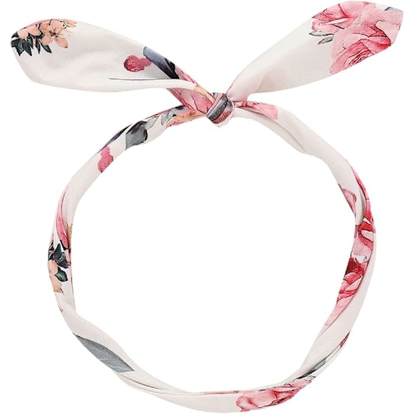 Nyfödd bebis långärmad blommig huvtröja toppar + byxor kläder outfits 80 White