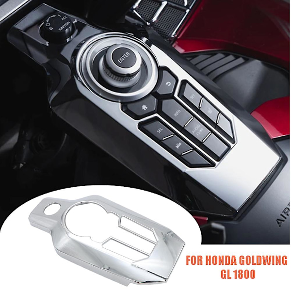 Uusi Chrome Keskikonsolin Nappikoriste Kansi Honda Goldwing Gl 1800 Gl1800 2018-2022 2021 2020 2019 2018