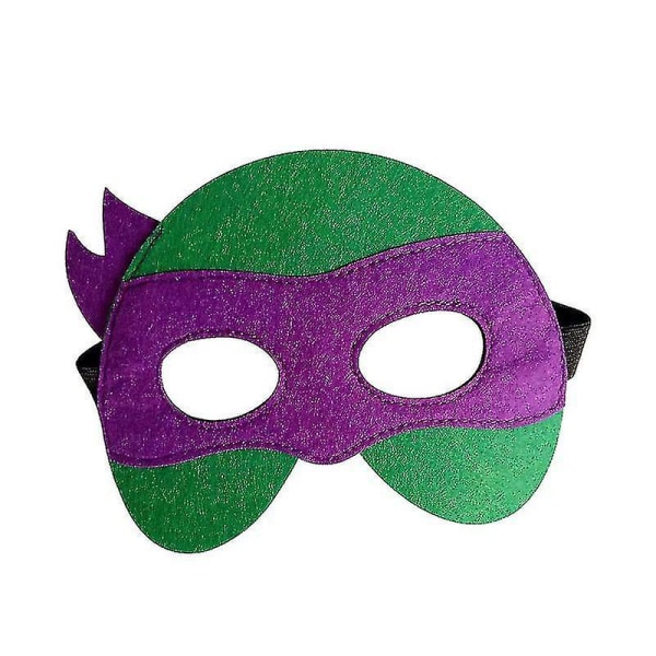 Halloween Børns Tegneserie Filt Teenage Mutant Ninja Turtles Masker Pakke Med 4