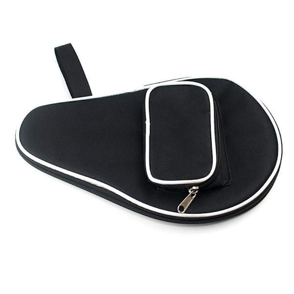 Ketchertaske med boldopbevaringslomme, bordtennis ketcher etui, vandtæt inderfor, beskyttelse