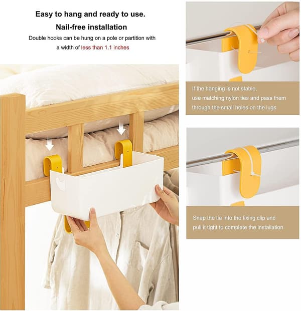 Sengside Organizer Oppbevaring Caddy Henge Som Køyeseng Oppbevaring Tilbehør Håndlist