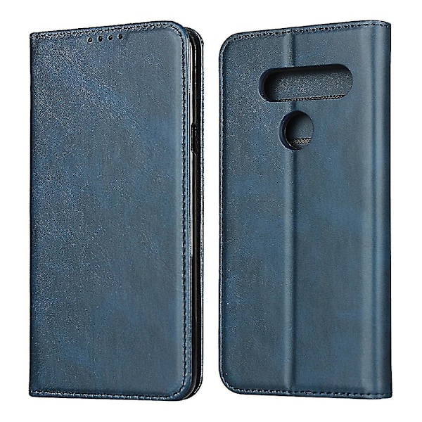 Yhteensopiva Lg V40 Thinq Calf Texture Magnetic Horizontal Flip Leather Case With Holder & Card Slots & Wallet