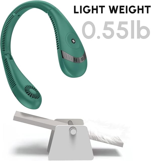 Halsventilator USB Genopladelig Personlig Ventilator