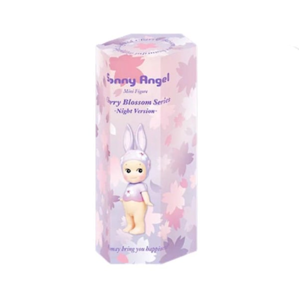 Sonny Angel Kirsebærblomst Serie Nat Version Sød Anime Figur Ornamenter Gave Samling Kawaii Dukke Tegneserie Figur Legetøj Model 1pcs