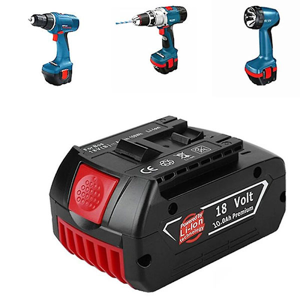 Huamade 18v 6000mah Genopladelig Lithium Ion Batteri Til Bosch 18v Backup Batteri Bærbar Udskiftning Bat609 Bat619g Bosch Gds 250-li 6A