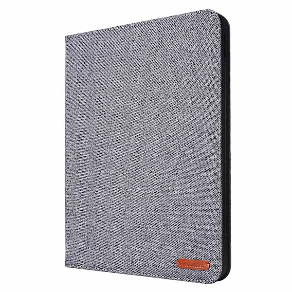 iPad Pro 13 (2024) -kotelo, korttipaikat, telakka, nahka, tabletin suojus, kynänpidike - Multicolor Grey
