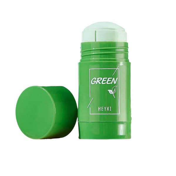Solid Mask Grönt Te Aubergine Djuprengörande Pormask Aknekontroll Olja