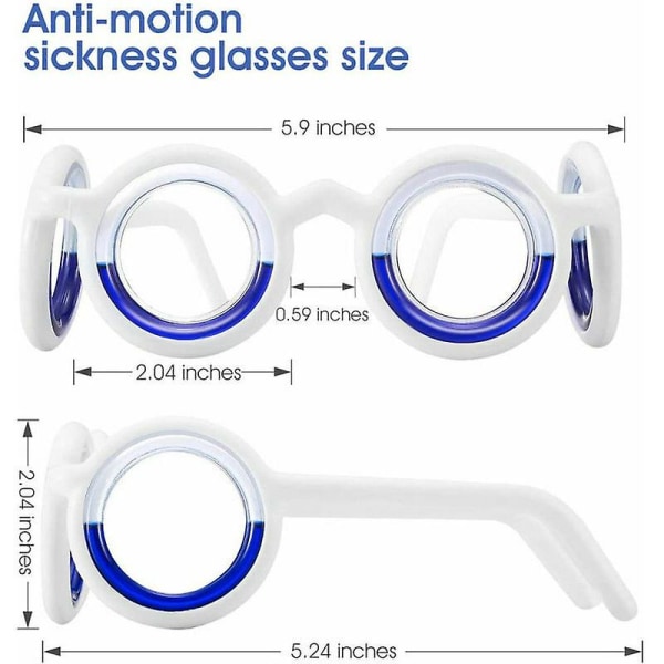 Liikepahoinvointia estävät älylasit, käytettävät korotetut ilmatautilasit autosairauteen, merisairauteen, matkustamiseen, pelaamiseen, pahoinvoinnin lievitykseen, linssitön neste