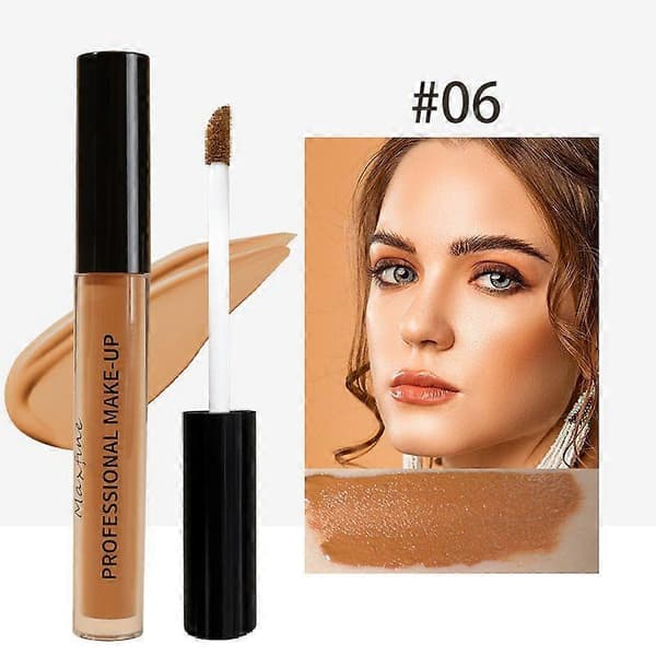 2-I-1 Foundation og Concealer til Medium Hudtone, Fejlfri Fuld Dækning og Mat Finish for et Poleret Look (6 STK)