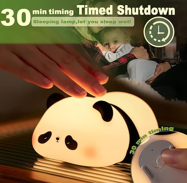 MY DREAM Söt Panda Nattlampa