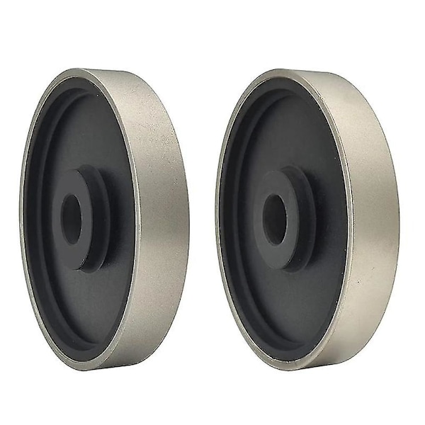 2 stk. Diamant Lapidarisk Smykke Slibesten 6 Tommer 600 1000 Grit, 1 Tommer Arbor Hul, Diamant Slibning