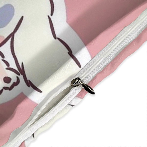 v330 Cinnamoroll 3-delt enkeltsengesæt - Inkluderer 1 enkelt dyne og 2 pudebetræk - Falmebestandig mikrofiber - Cinnamoroll io330 135x200cm 53x78in