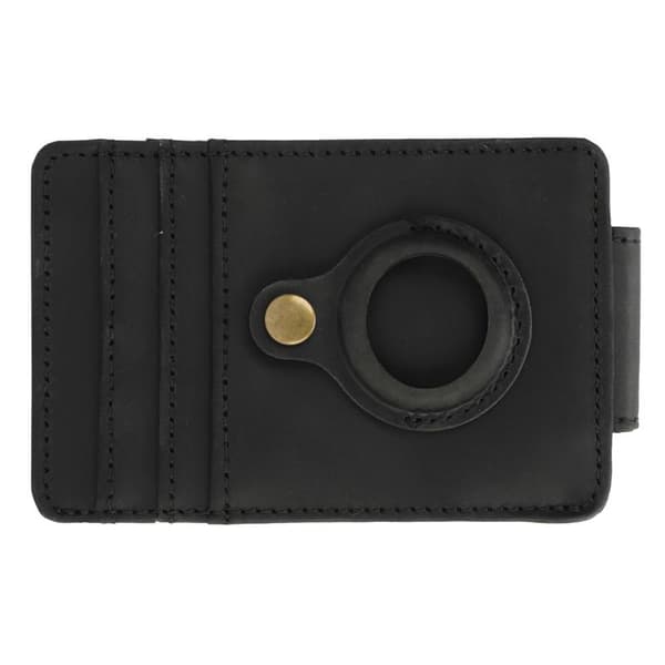 PU Leather Wallet, Minimalist Slim Wallet RFID Minimalist Front Pocket Wallet Black