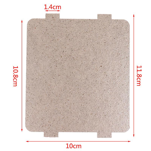 5 stk. 11,8 cm * 10 cm reservedele glimmerplader mikrobølgeovne plader Shytmv