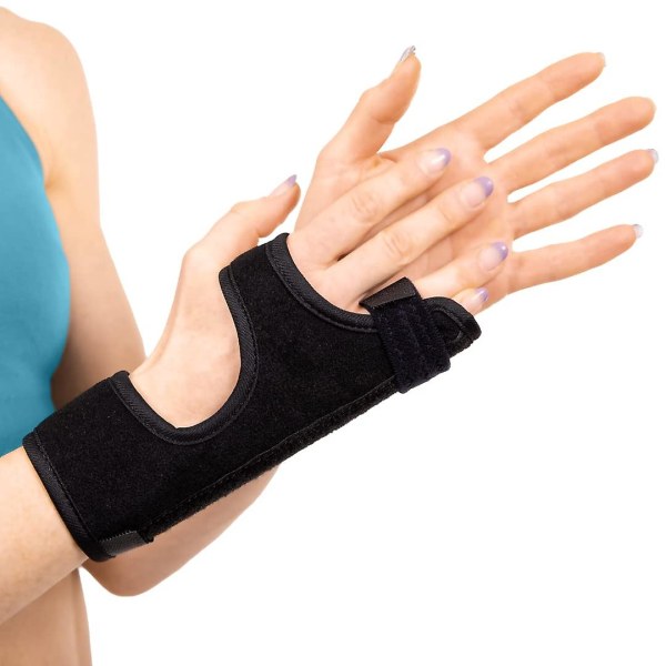 Braceability Ulnar Gutter Splint - Metacarpal Boxer Finger Fracture Treatment Brace för trasiga, fastklämda smärtlindring, Pinky och Ring Trigger, Mallet Fine Large
