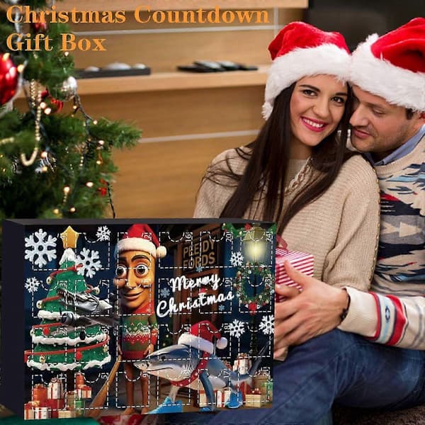Brainrot julekalender 2025 Barnas julekalendere, julekalender, 24 stk Brain Rot julepyntsamling, julegave til tenåringer 1PCS