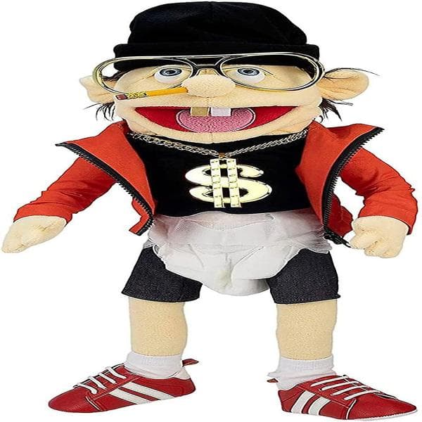 Jeffy Mjuk Plysch Handdocka Samlarobjekt Docka Jeffy Fingerdocka Leksak För Dockspel Undervisning Barn Småbarn Barn