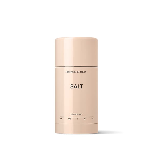 Salt & Stone Unisex Black Oud Extra_Strength Aluminium-Free Deodorant Saffron & Cedarwood