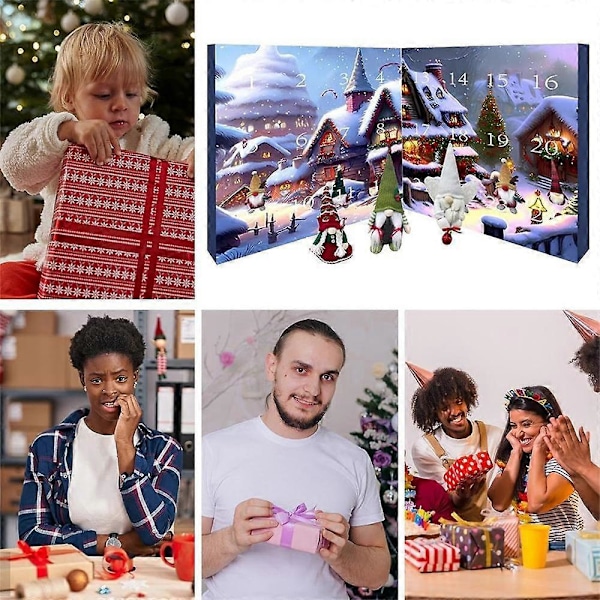 2024 Jule Nisse Adventskalender Jule Ankomstkalender