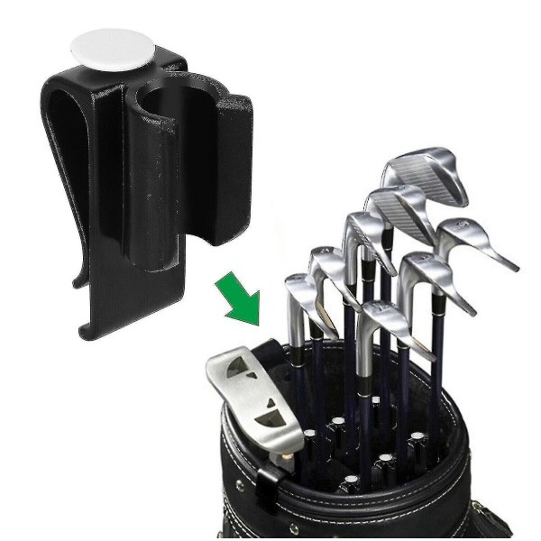 14x Golf Bag Klubb Organizer Clip Hållare Järn Driver Protector Putter Set