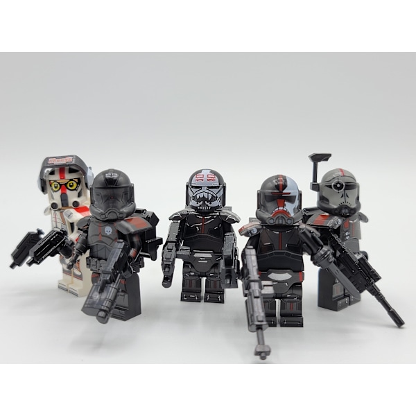 Star Wars Bad Batch Anpassad Minifigur 5-delad Set