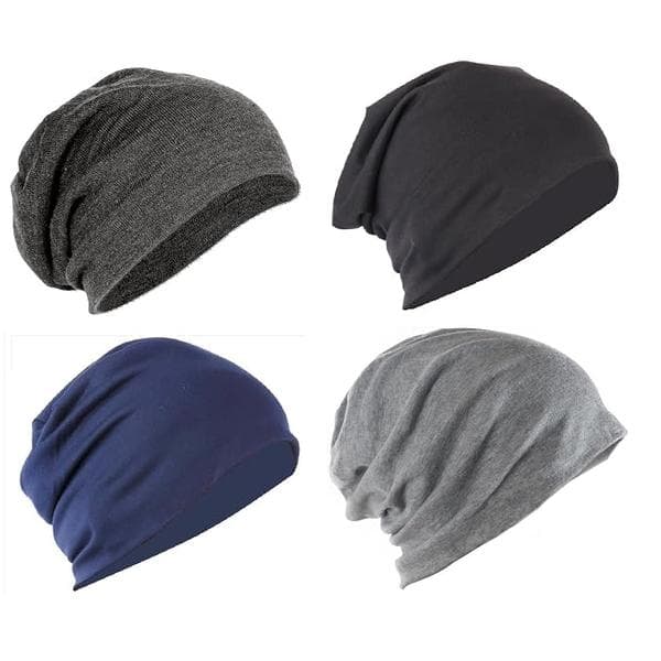 Unisex høy elastisitet Slouchy Luer Uten Ring (4-pakning)