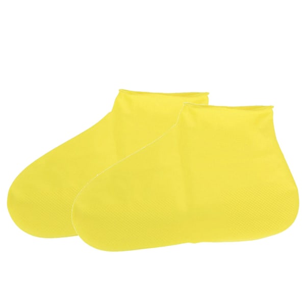 Återanvändbart latexregnskydd Vattentätt skoskydd Yellow S