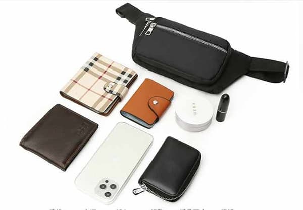 Mavetaske Nylon - 3 Rum