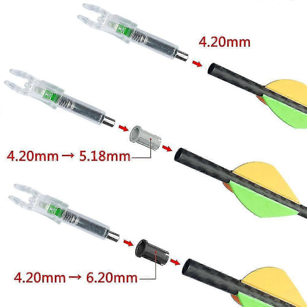 Automatiska Led-nockar Passar G, X och S-seriens pilar med 4,2 mm/165 Inre Diameter med Conversio