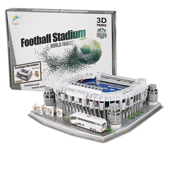 3d Three-dimensional Puzzle Soccer Field Puzzle 3d Puzzle Stadium Paper Construction Model Children's Puzzle Toys