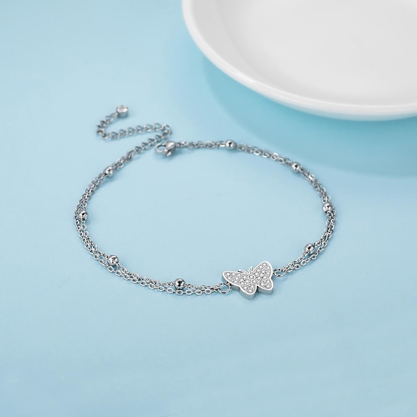 Perhoshopea anklet naisille