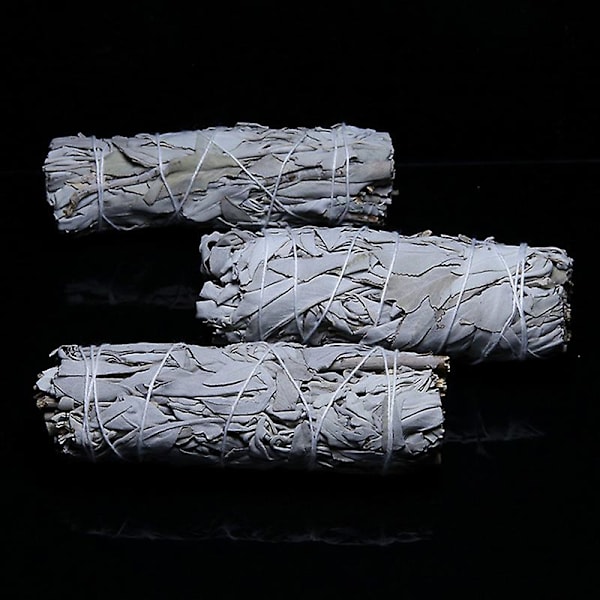 Hvid salvie pinde - rensning, røgelse til hjemmerensning, duft, meditation 18CM 80g