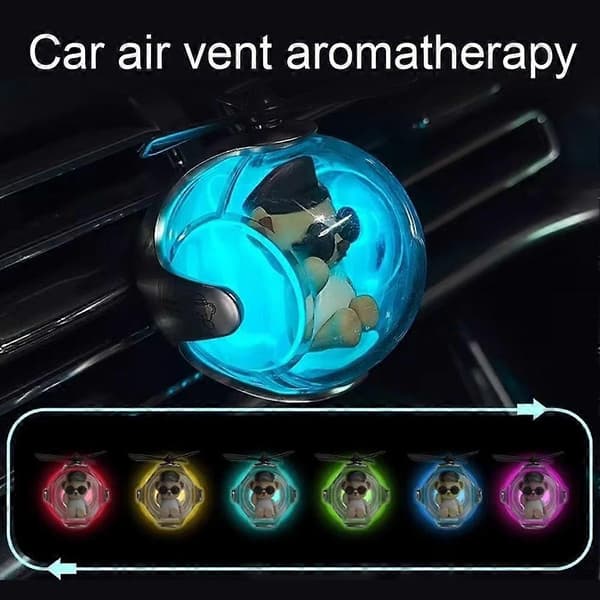 Bilduftfrisker Luftventil Aromaterapi Flyvende Bold Auto Parfume Duft Ny Red One size