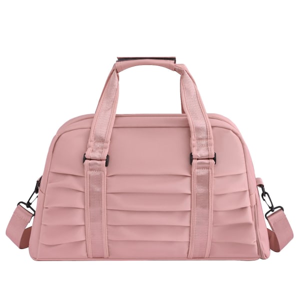 Resväska för kvinnor och män, Fitness Portable Yoga Bag,oxford Sport Bag - Jxlgv Pink