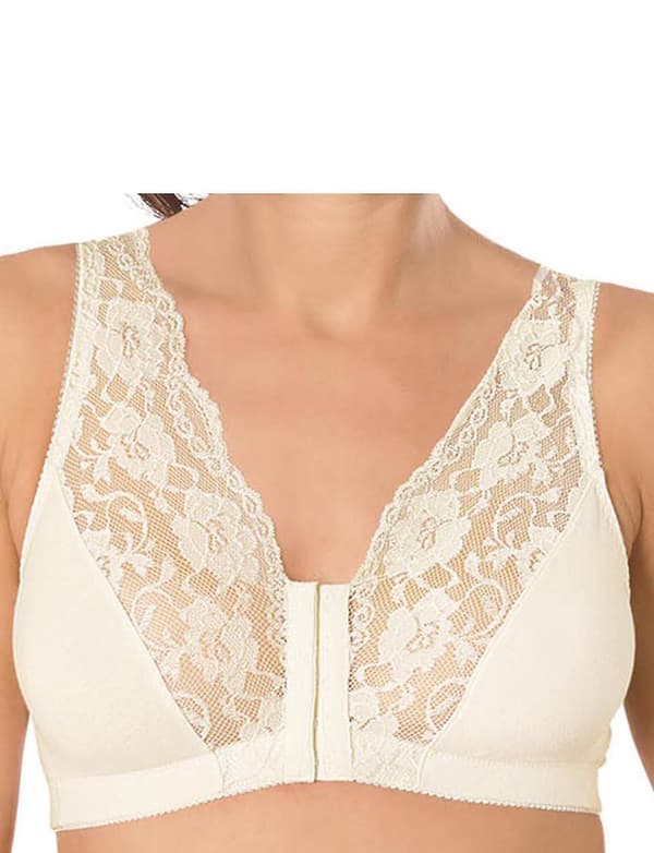 | Damer | Bomuldsblonde Frontlukning Magic BH Cream 12