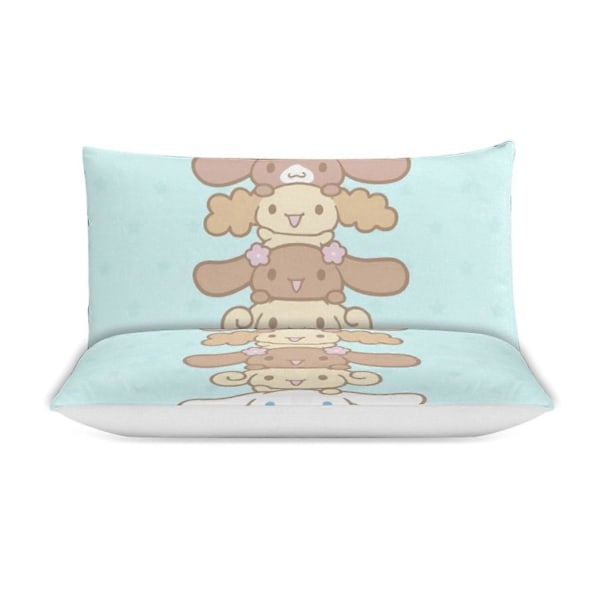v1200 Sanrio Quilt Set Tjockt Mjukt 3-delars Sängklädesset Året Runt Täcke med 2 Örngott för Vuxna Kvinnor Flickor Tonåringar Hem Rum Inredning io1200 135x200cm 53x78in