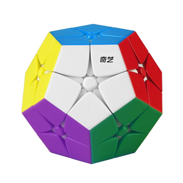 Qiyi 2x2 Megaminx magisk kube 12 flater Dodekaeder puslespill pedagogiske leker Qiyi Speed Cube for barn Gaver Black