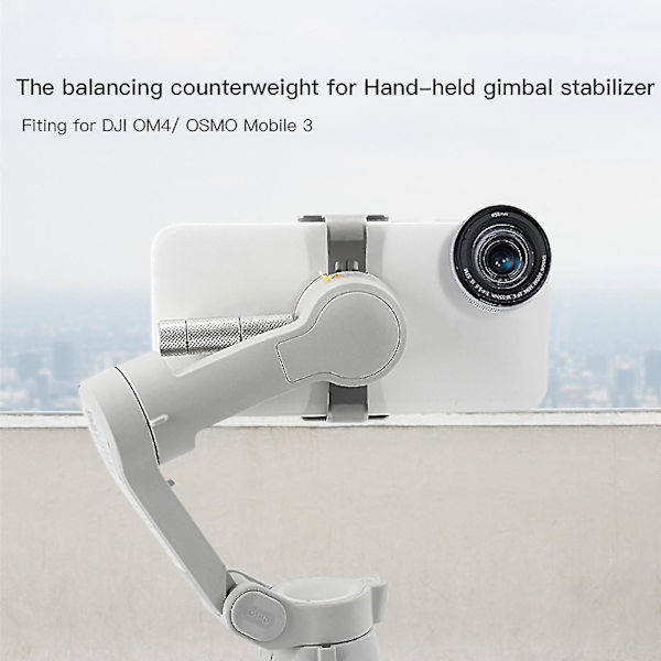 Modvægt Kompatibel Med Dji Osmo Mobile 3 Om 4 3stk Metal Modvægt 50g Håndholdt Gimbal Stabilisator Anvendt Balance Anamorfisk Linse Til Sma-