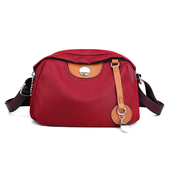 Naiset Naiset Casual Messenger Bag Cross Body Bag Olkapää Lomamatka Käsilaukku Laukut Red