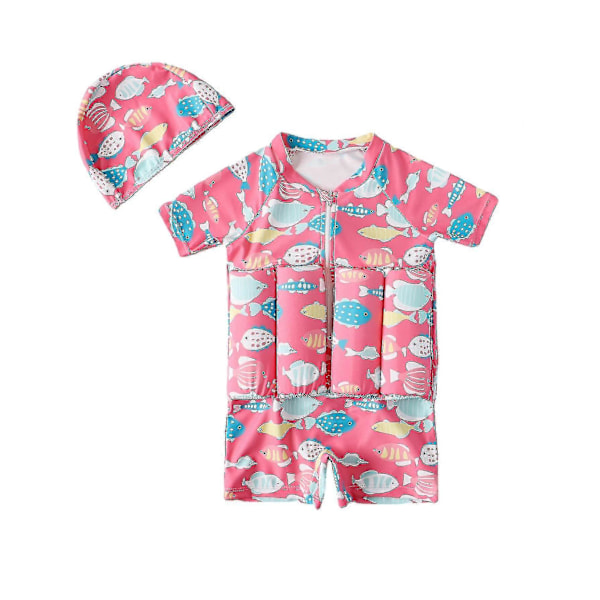 Lasten kelluntauimapuku pink 90cm