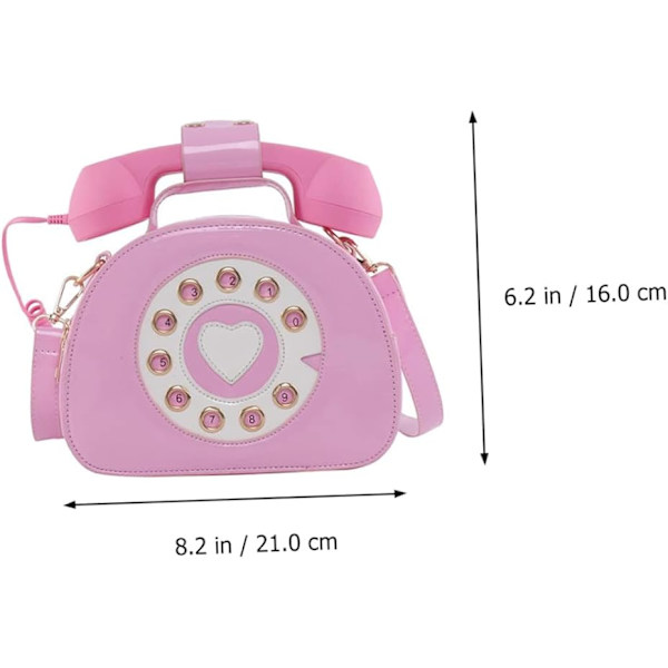 1 stk. Telefon Diagonal Bag Nydelig Oppbevaringspose Morsom Cross-body Bag Nydelig Oppbevaringspose Vanntett Straddle Bag Praktisk Oppbevaringspose