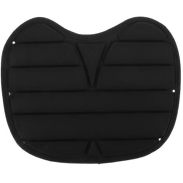 Comfortable Padded On Kayak Seat Cushion Lightweight Paddling Pad For Kayak Canoe Fishing Boat (black)