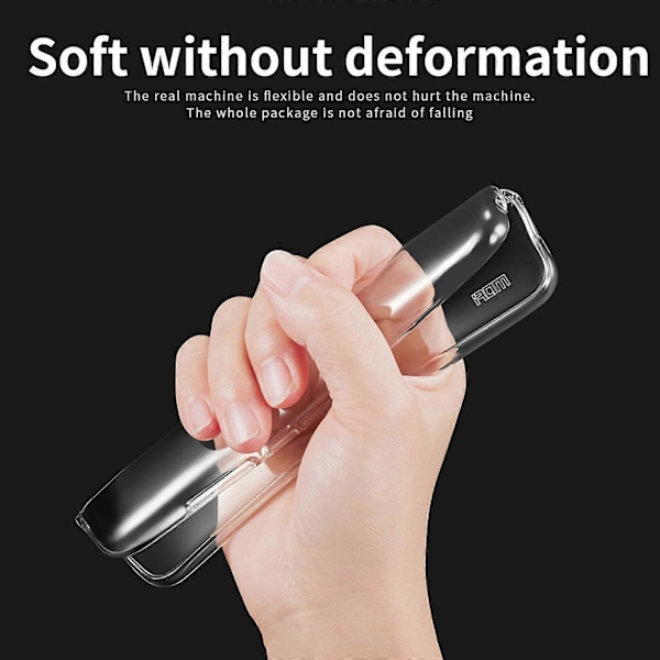MOFI Transparent Skal för Samsung Galaxy A13 4G, Repskyddande TPU-kudde Mjuk Hud Skyddande Omslag