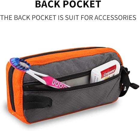Toalettmappe Dopp Kit-veske for menn Multifunksjonell pakkearrangør-pose