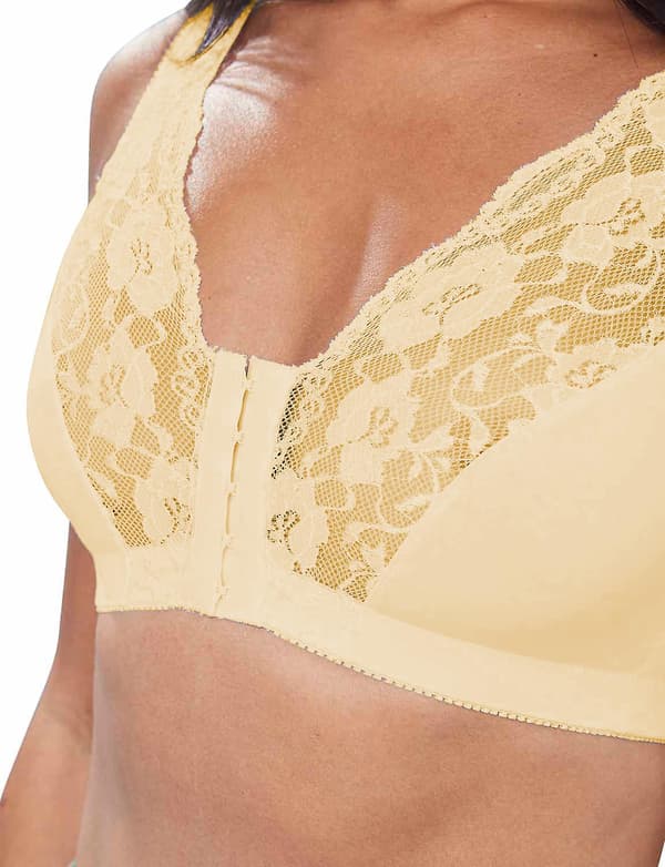 | Damer | Bomuldsblonde Frontlukning Magic BH Cream 18
